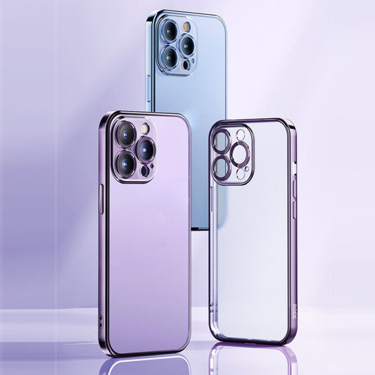 جراب هاتف ROCK مطلي بطبقة من الزجاج المُقشّر، لهاتف iPhone 14 وiPhone 14 Plus
