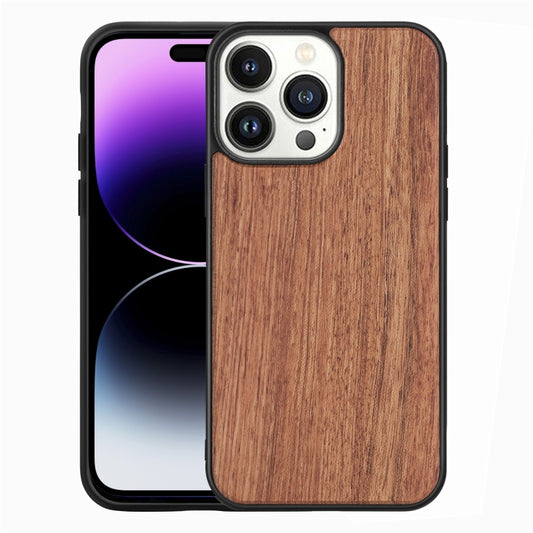 جراب هاتف من مادة TPU + خشب صلب، لهاتف iPhone 14 Pro Max