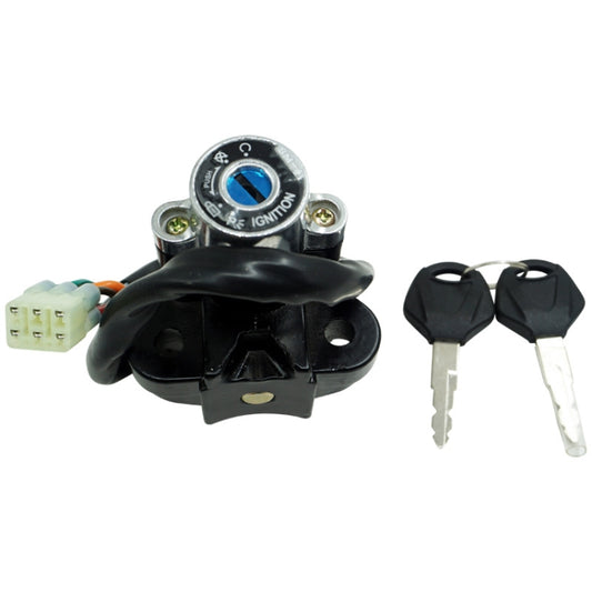 Motorcycle Ignition Switch Key Electric Door Lock For GSXR600 7500 GSF600 1200, Motorcycle Ignition Switch