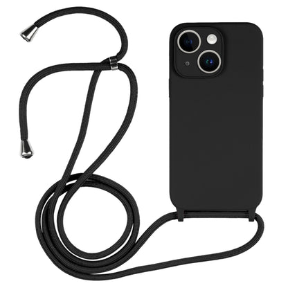 Crossbody Lanyard Liquid Silicone Case, For iPhone 14, For iPhone 14 Plus, For iPhone 14 Pro
