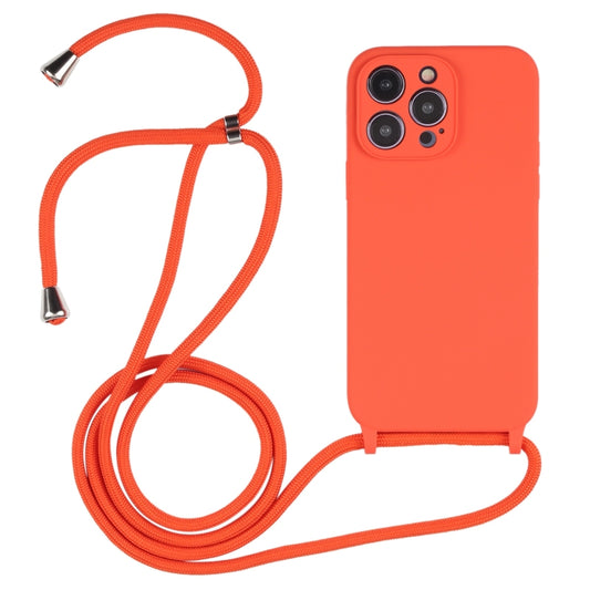 Crossbody Lanyard Liquid Silicone Case, For iPhone 14 Pro Max, For iPhone 13, For iPhone 13 Pro