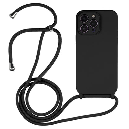 Crossbody Lanyard Liquid Silicone Case, For iPhone 14 Pro Max, For iPhone 13, For iPhone 13 Pro