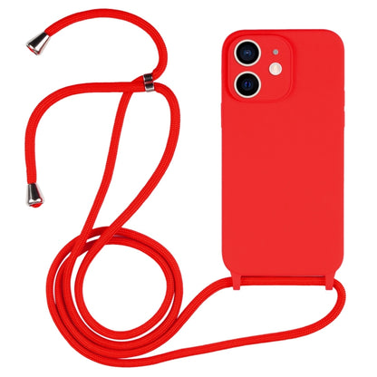 Crossbody Lanyard Liquid Silicone Case, For iPhone 13 Pro Max, For iPhone 12, For iPhone 12 Pro