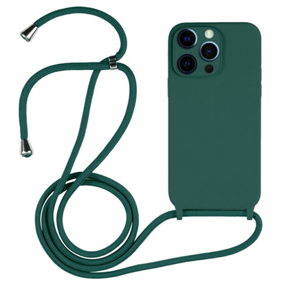 Crossbody Lanyard Liquid Silicone Case, For iPhone 12 Pro Max