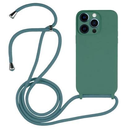 Crossbody Lanyard Liquid Silicone Case, For iPhone 12 Pro Max