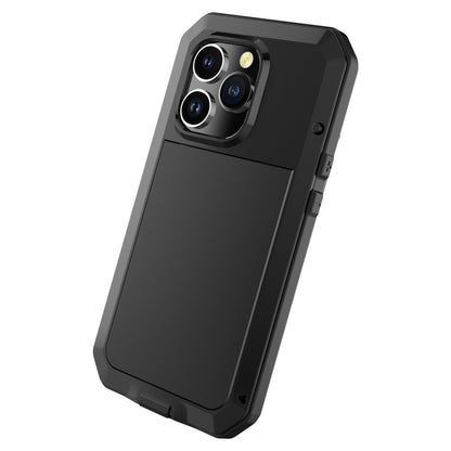 Shockproof Waterproof Silicone + Zinc Alloy Case, For iPhone 14 Pro Max