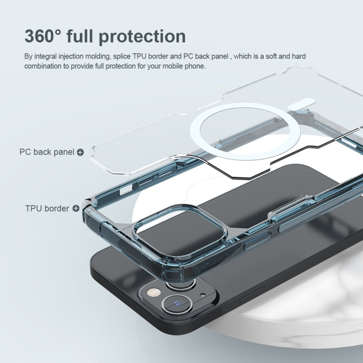 NILLKIN Ultra Clear Magsafe PC + TPU Phone Case, For iPhone 14, For iPhone 14 Plus