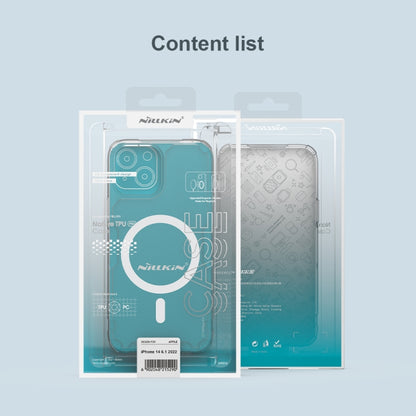 NILLKIN Ultra Clear Magsafe PC + TPU Phone Case, For iPhone 14, For iPhone 14 Plus