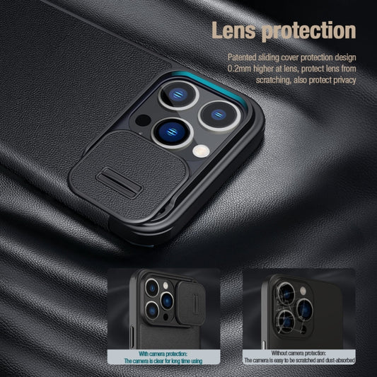 NILLKIN QIN Series Pro Leather Phone Case, For iPhone 14 Pro, For iPhone 14 Pro Max