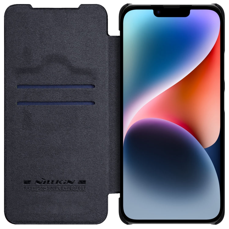 NILLKIN QIN Series Pro Crazy Horse Texture Leather Case, For iPhone 14 Plus, For iPhone 14 Pro, For iPhone 14 Pro Max