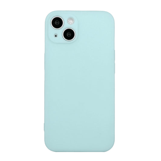 جراب هاتف TPU مقاوم للصدمات بلون سادة وحافة مستقيمة، مناسب لأجهزة iPhone 14 وiPhone 14 Plus وiPhone 14 Pro وiPhone 14 Pro Max