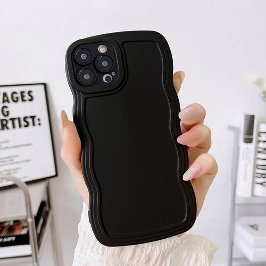 جراب هاتف سيليكون بحافة وافية، مناسب لأجهزة iPhone 12 Pro وiPhone 12 Pro Max وiPhone 11 وiPhone 11 Pro وiPhone 11 Pro Max