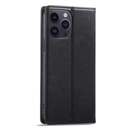 جراب هاتف جلدي مضاد للسرقة بتقنية RFID من LC.IMEEKE، مناسب لهاتف iPhone 14 Pro، وiPhone 14 Pro Max، وiPhone 12 Pro/12، وiPhone 12 Pro Max، وSamsung Galaxy A53 5G
