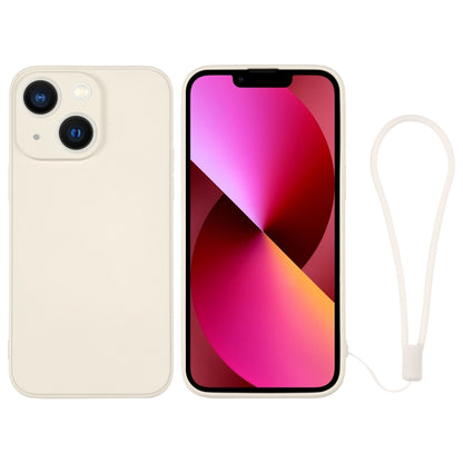 جراب سيليكون للهاتف مع حزام معصم، لهاتف iPhone 14 Pro Max، لهاتف iPhone 13 mini، لهاتف iPhone 13