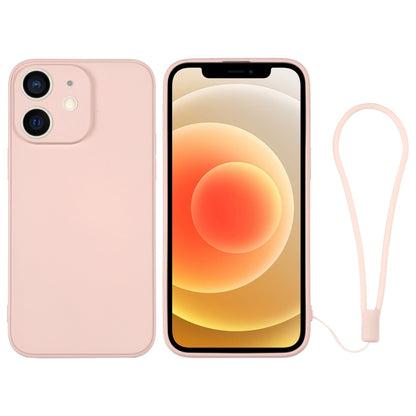 جراب هاتف سيليكون مع حزام معصم، لهاتف iPhone 12، لهاتف iPhone 12 Pro، لهاتف iPhone 12 Pro Max