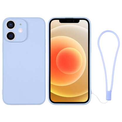 جراب هاتف سيليكون مع حزام معصم، لهاتف iPhone 12، لهاتف iPhone 12 Pro، لهاتف iPhone 12 Pro Max