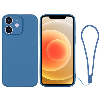 جراب هاتف سيليكون مع حزام معصم، لهاتف iPhone 12، لهاتف iPhone 12 Pro، لهاتف iPhone 12 Pro Max