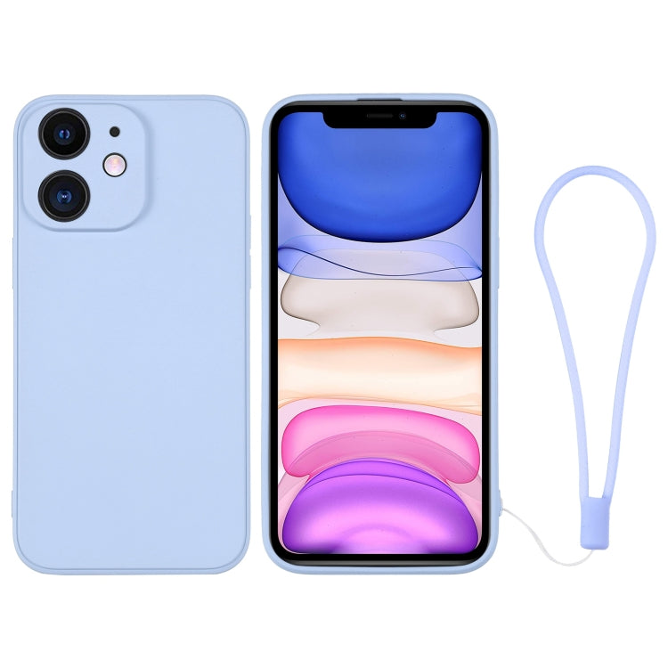 جراب سيليكون للهاتف مع حزام معصم، لهاتف iPhone 11، لهاتف iPhone 11 Pro، لهاتف iPhone 11 Pro Max