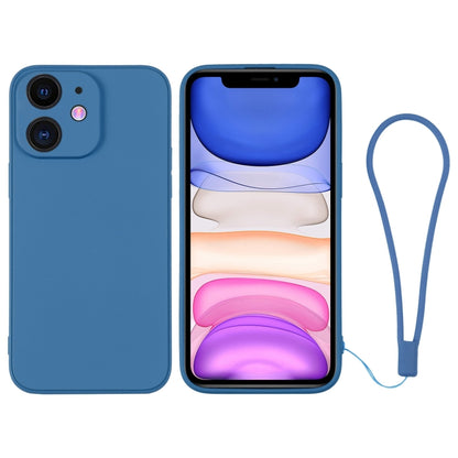 جراب سيليكون للهاتف مع حزام معصم، لهاتف iPhone 11، لهاتف iPhone 11 Pro، لهاتف iPhone 11 Pro Max