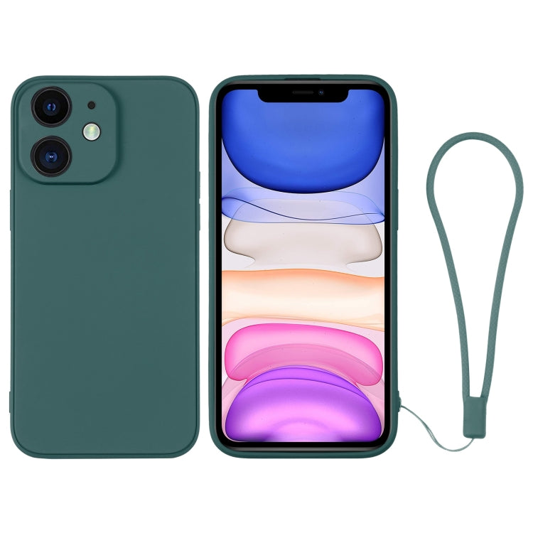 جراب سيليكون للهاتف مع حزام معصم، لهاتف iPhone 11، لهاتف iPhone 11 Pro، لهاتف iPhone 11 Pro Max