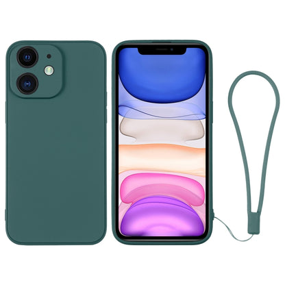 جراب سيليكون للهاتف مع حزام معصم، لهاتف iPhone 11، لهاتف iPhone 11 Pro، لهاتف iPhone 11 Pro Max