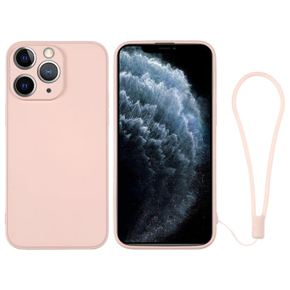 جراب سيليكون للهاتف مع حزام معصم، لهاتف iPhone 11، لهاتف iPhone 11 Pro، لهاتف iPhone 11 Pro Max