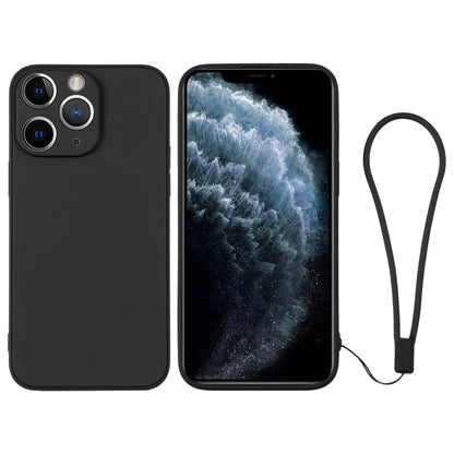 جراب سيليكون للهاتف مع حزام معصم، لهاتف iPhone 11، لهاتف iPhone 11 Pro، لهاتف iPhone 11 Pro Max