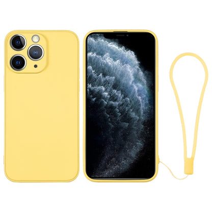جراب سيليكون للهاتف مع حزام معصم، لهاتف iPhone 11، لهاتف iPhone 11 Pro، لهاتف iPhone 11 Pro Max