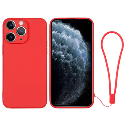 جراب سيليكون للهاتف مع حزام معصم، لهاتف iPhone 11، لهاتف iPhone 11 Pro، لهاتف iPhone 11 Pro Max