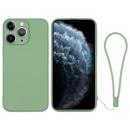 جراب سيليكون للهاتف مع حزام معصم، لهاتف iPhone 11، لهاتف iPhone 11 Pro، لهاتف iPhone 11 Pro Max