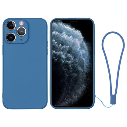 جراب سيليكون للهاتف مع حزام معصم، لهاتف iPhone 11، لهاتف iPhone 11 Pro، لهاتف iPhone 11 Pro Max