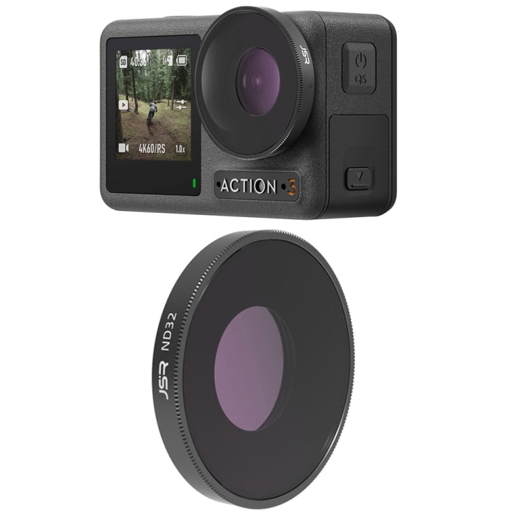 فلتر عدسة JSR LS لكاميرات DJI Osmo Action 3 / GoPro Hero11 Black / HERO10 Black / HERO9 Black، ND8، ND16، ND32، ND64، ND1000، ND8PL، ND16PL، ND32PL، ND64PL