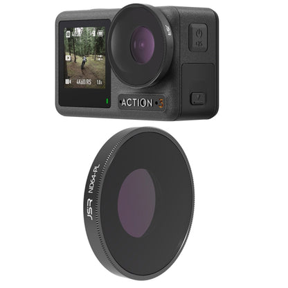 فلتر عدسة JSR LS لكاميرات DJI Osmo Action 3 / GoPro Hero11 Black / HERO10 Black / HERO9 Black، ND8، ND16، ND32، ND64، ND1000، ND8PL، ND16PL، ND32PL، ND64PL