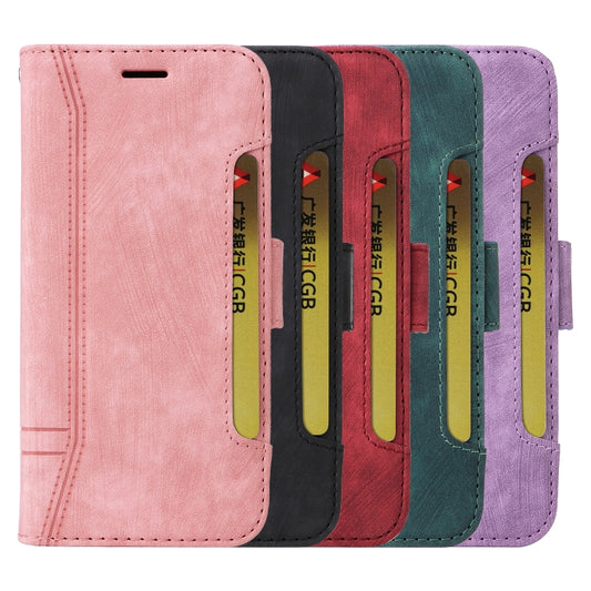 BETOPNICE Dual-side Buckle Leather Phone Case, For iPhone 12 / 12 Pro, For iPhone 12 Pro Max, For iPhone 11, For iPhone 11 Pro, For iPhone 11 Pro Max, For iPhone X / XS, For iPhone XR, For iPhone XS Max, For iPhone SE 2022 / SE 2020 / 7 / 8