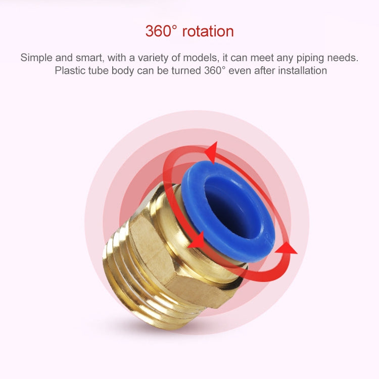 PC6-04 LAIZE 2pcs PC Male Thread Straight Pneumatic Quick Fitting Connector, PC4-01 (10pcs), PC4-02 (10pcs), PC4-M5 (10pcs), PC6-01 (10pcs), PC6-02 (10pcs), PC6-03 (10pcs), PC6-04 (2pcs), PC6-M5 (10pcs), PC8-01 (10pcs), PC8-02 (10pcs), PC8-03 (10pcs)��...