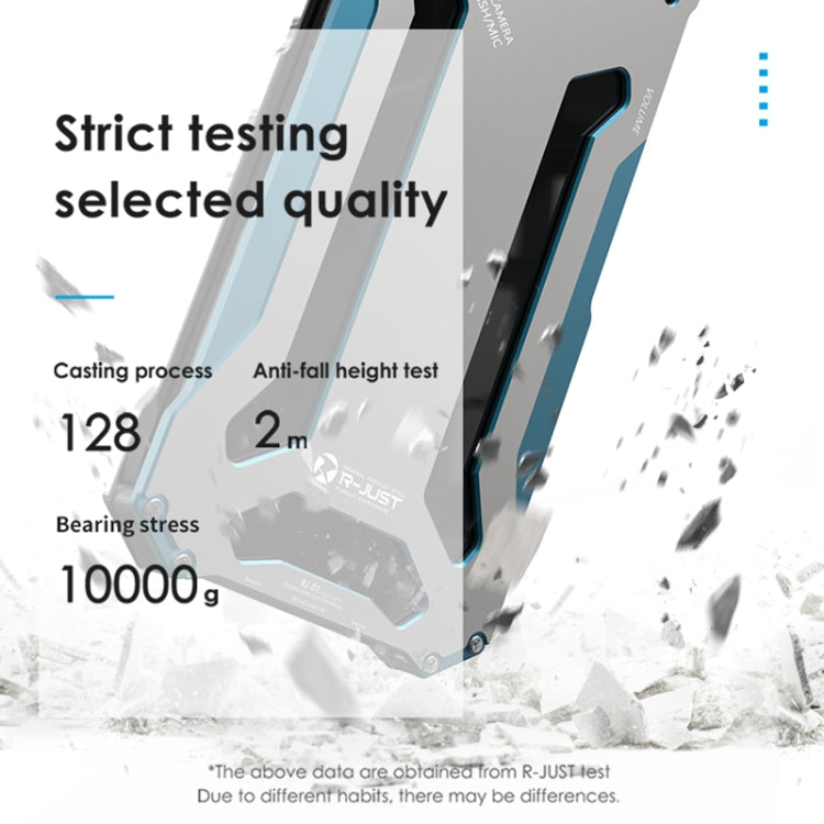 جراب هاتف معدني مقاوم للصدمات RJ17 من R-JUST، مناسب لأجهزة iPhone 14 وiPhone 14 Plus وiPhone 14 Pro وiPhone 14 Pro Max