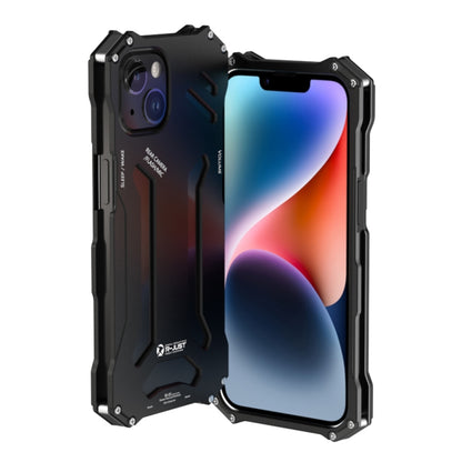 جراب هاتف معدني مقاوم للصدمات RJ17 من R-JUST، مناسب لأجهزة iPhone 14 وiPhone 14 Plus وiPhone 14 Pro وiPhone 14 Pro Max