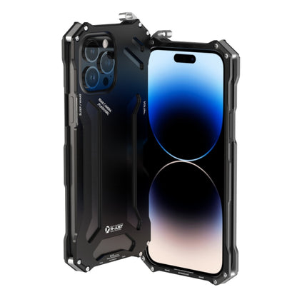 جراب هاتف معدني مقاوم للصدمات RJ17 من R-JUST، مناسب لأجهزة iPhone 14 وiPhone 14 Plus وiPhone 14 Pro وiPhone 14 Pro Max