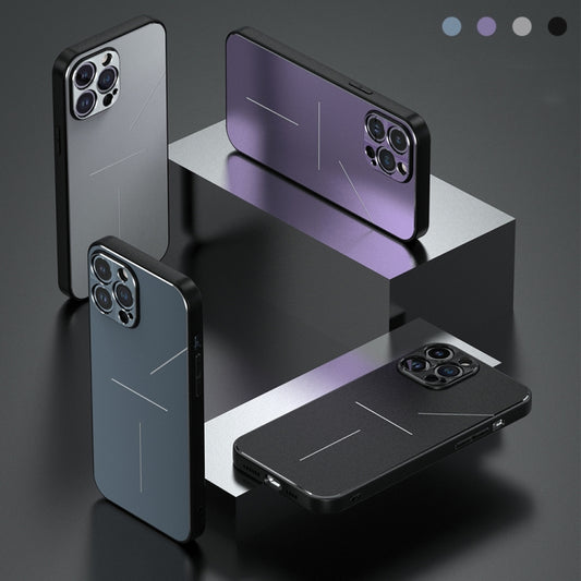 جراب هاتف R-JUST RJ52 المعدني المقاوم للصدمات بتصميم 3 خطوط، لهاتف iPhone 14، وiPhone 14 Plus، وiPhone 14 Pro، وiPhone 14 Pro Max