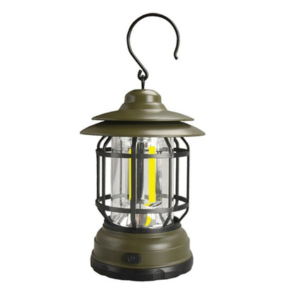 Portable Retro Hanging Lamp Lantern Camping Tent Light, USB Charging, Battery Type, Not Included Battery