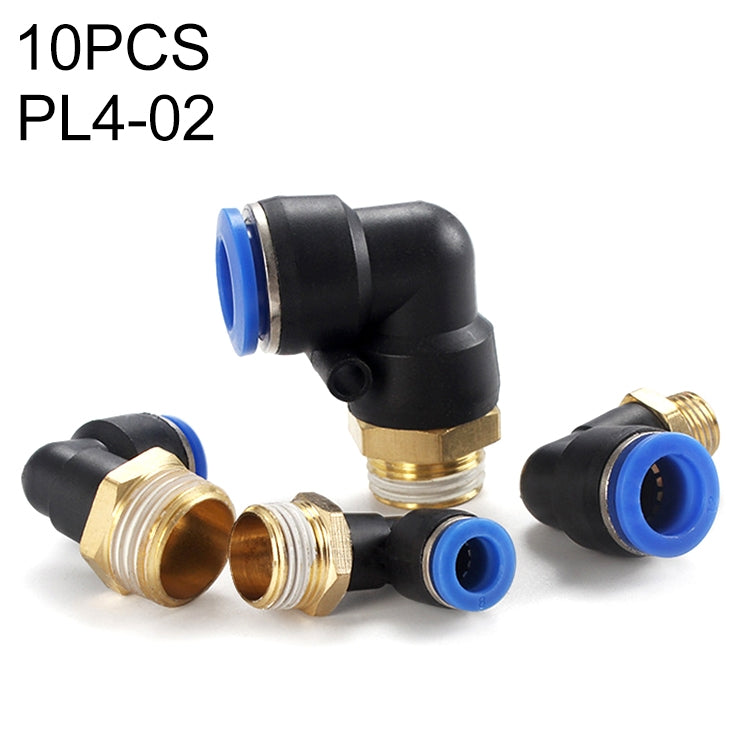 PL6-04 LAIZE 2pcs Male Thread Elbow Pneumatic Quick Fitting Connector, PL4-01 (10pcs), PL4-02 (10pcs), PL4-M5 (10pcs), PL6-01 (10pcs), PL6-02 (10pcs), PL6-03 (10pcs), PL6-04 (2pcs), PL6-M5 (10pcs), PL8-01 (10pcs), PL8-02 (10pcs), PL8-03 (10pcs)��������...