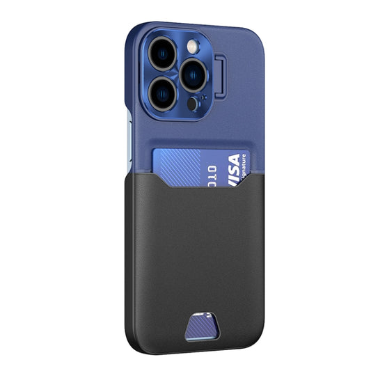 Contrasting Colors Invisible Holder Phone Case, For iPhone 12 Pro Max, For iPhone 14 Pro Max