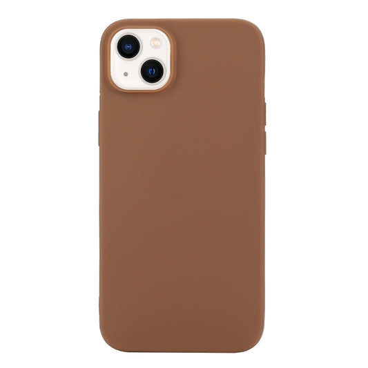 جراب هاتف من السيليكون المصقول بلون سادة، مناسب لأجهزة iPhone 14 وiPhone 14 Plus وiPhone 14 Pro وiPhone 14 Pro Max