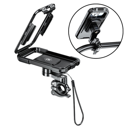 M18L-QD Motorcycle / Bicycle Waterproof Quick Release Mobile Phone Holder, M18L-QD