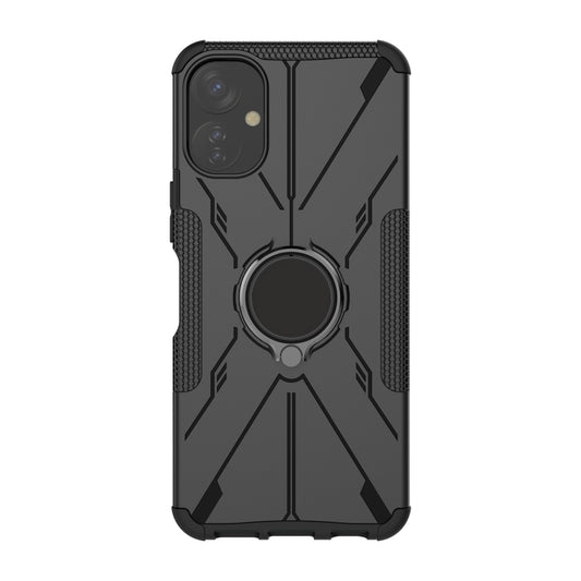 Armor Bear Shockproof PC + TPU Phone Case with Ring, For Tecno Spark 9T, For iPhone 14 Plus