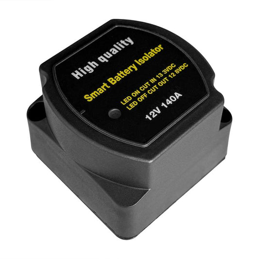 12V 140A Car Yacht RV Smart Dual Battery Isolation Controller with Relay, with Relay