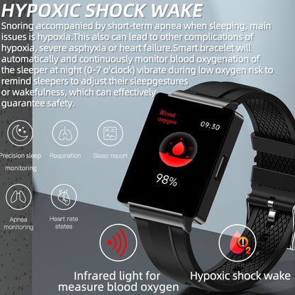 KS01 1.85 Inch Smart Watch Supports Blood Glucose Detection, Blood Pressure Detection, Blood Oxygen Detection