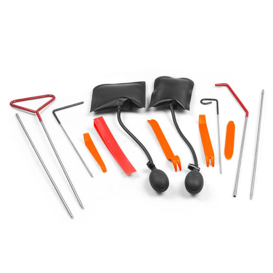 13 in 1 Car Door Open Tool Key Lock Out Emergency Tools Kit, Door Open Tool