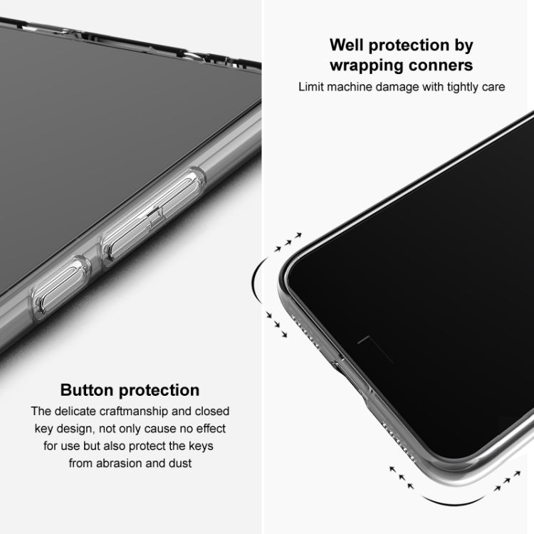 جراب حماية من مادة TPU المقاومة للصدمات من سلسلة imak UX-5، مناسب لأجهزة iPhone 14 وiPhone 14 Plus وiPhone 14 Pro وiPhone 14 Pro Max