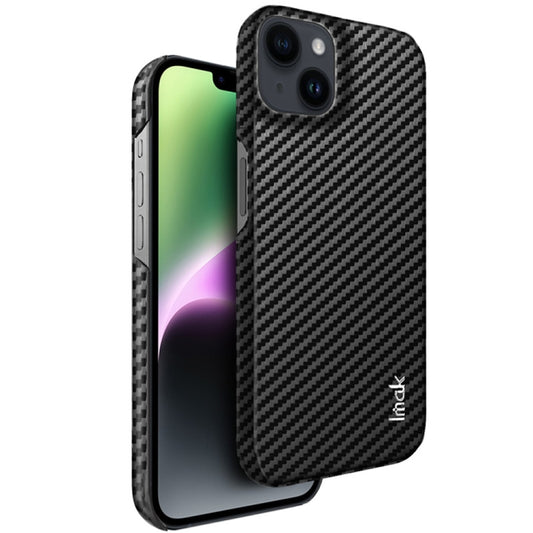 جراب هاتف IMAK Ruiyi من ألياف الكربون PU + PC، مناسب لأجهزة iPhone 14 Plus وiPhone 14 Pro Max وiPhone 14 Pro وiPhone 14 وXiaomi Mix Fold 2 5G وAsus ZenFone 9 5G وMotorola Moto Razr 2022 وSony Xperia 5 IV